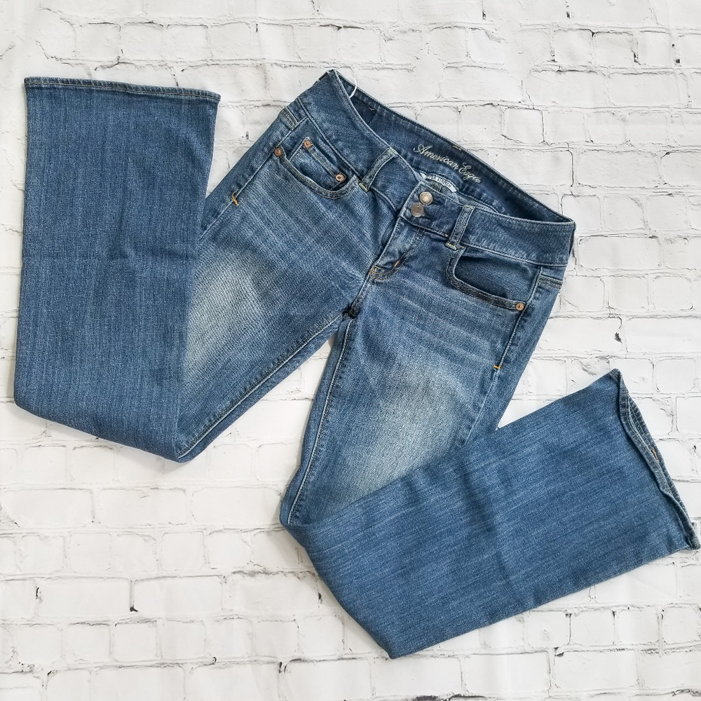 American Eagle Boho Artist Bootcut Jeans Size 4S